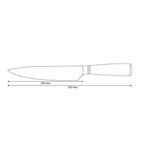 Shinrai Knives - Micarta Jewels Damascus Chef's Knife 20 cm