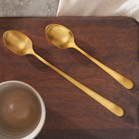 Amefa - Austin 6 Latte Lepels - Mat Goud Latte lepels Amefa