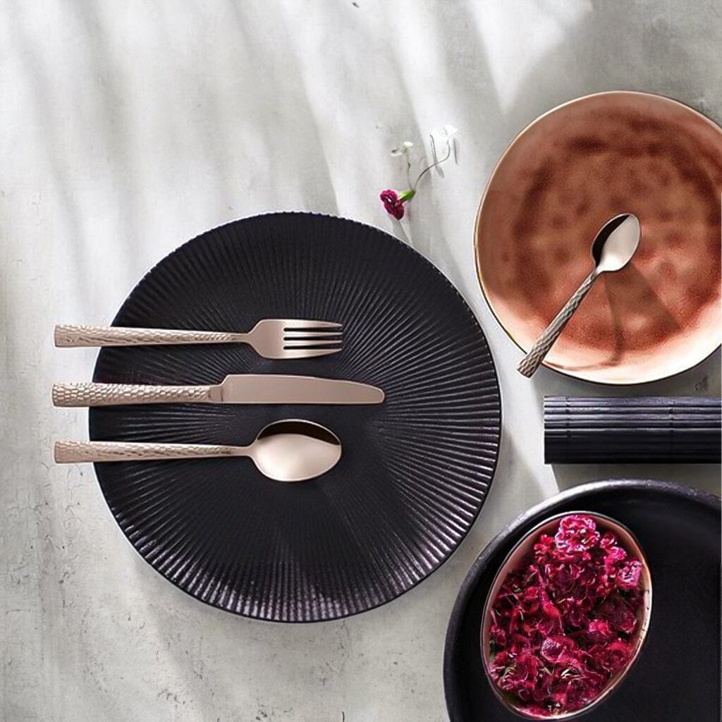 Amefa - Felicity 6 Gebaksvorkjes - Rose Champagne Gebaksvorkjes Amefa