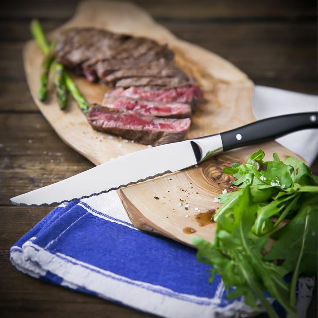 Amefa - Promo Steak 4 Steakmessen - Zwart Steakmessen Amefa