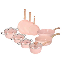 Cook & Pan - Blush Pannenset 9-delig Pannenset Cook & Pan
