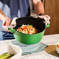 Cook & Pan - Go Green Gietijzeren Braadpan 24 cm - 4 liter Braadpan Cook & Pan