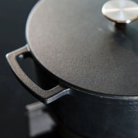 Cook & Pan - Signature Gietijzeren Braadpan 28 cm - 6.5 liter Braadpan Cook & Pan