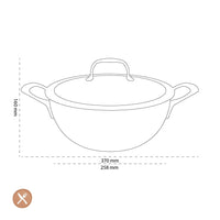 Demeyere - Atlantis 7 Conische sudderpan met deksel 24 cm Braadpan Demeyere