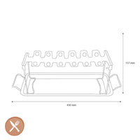 GEFU - Support pour cuisses de poulet BBQ Support pour cuisses de poulet GEFU