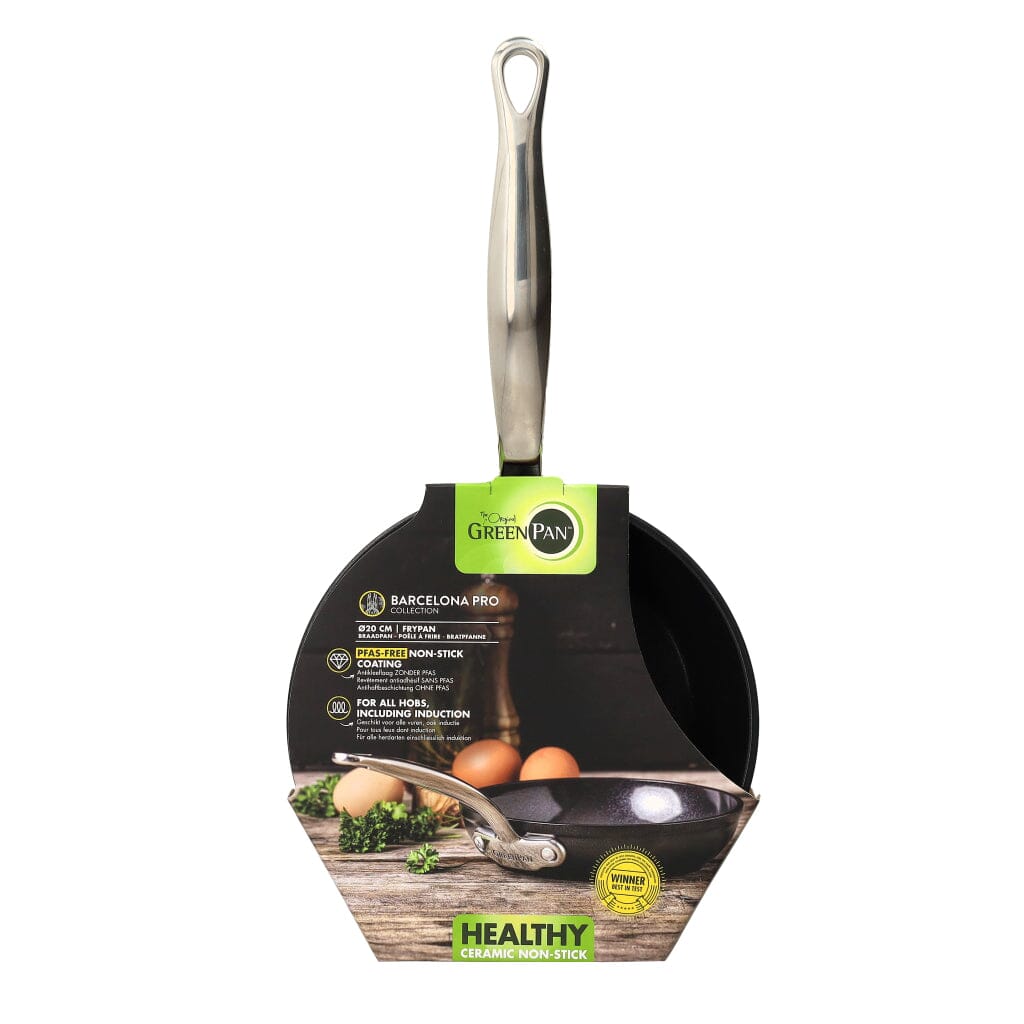 GreenPan - Barcelona Pro koekenpan met keramische antiaanbaklaag 20 cm Koekenpan GreenPan