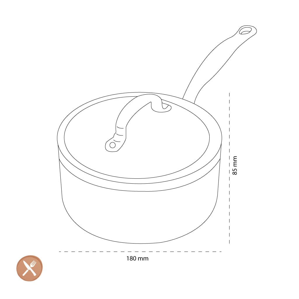 GreenPan - Barcelona Pro Steelpan met keramische antiaanbaklaag 18 cm Steelpan GreenPan