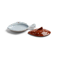 &Klevering - Assiette à plie - Plat de service marron &Klevering