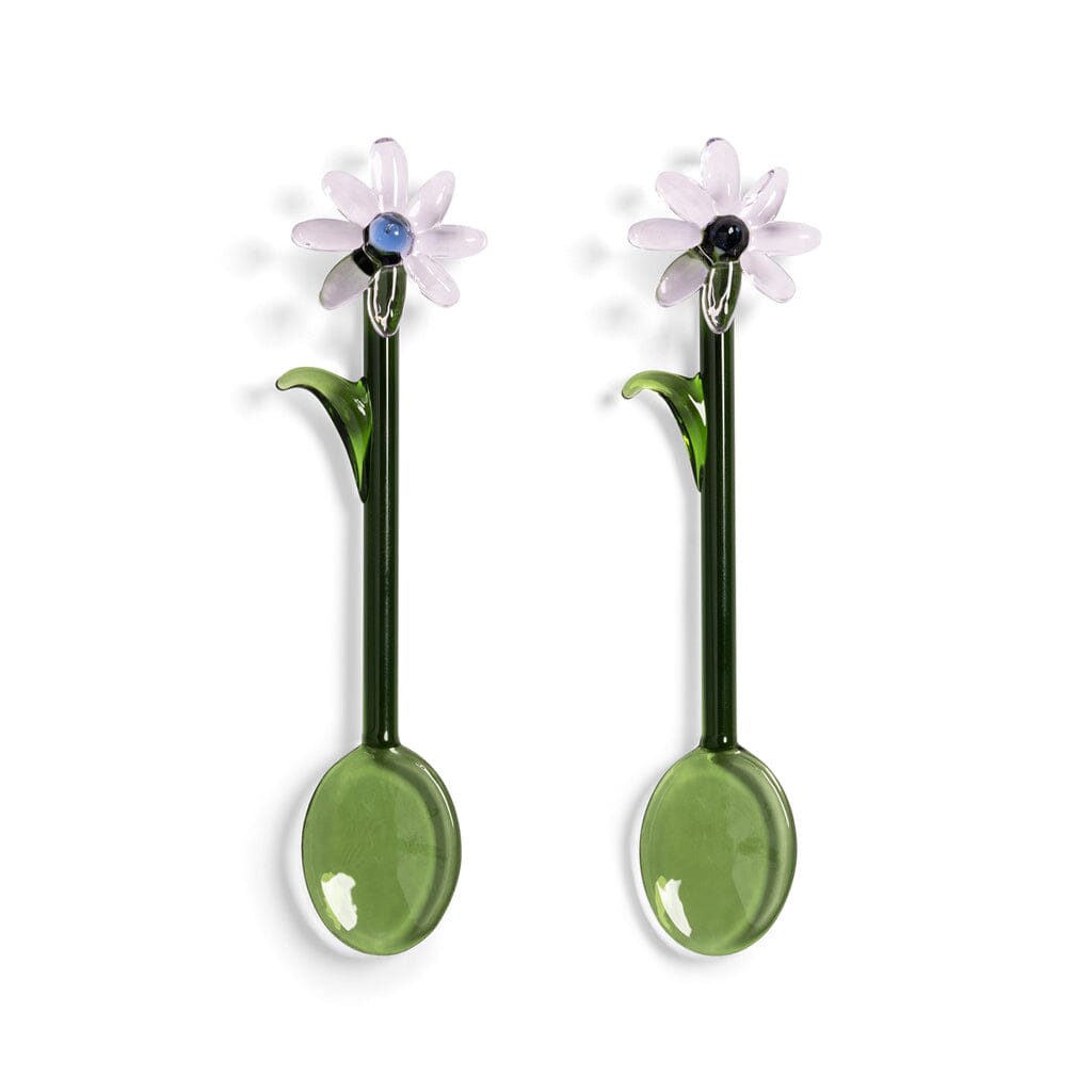 &Klevering - Lepel flora roze set van 2 Lepels &Klevering