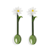 &Klevering - Lepel flora wit set van 2 Lepels &Klevering