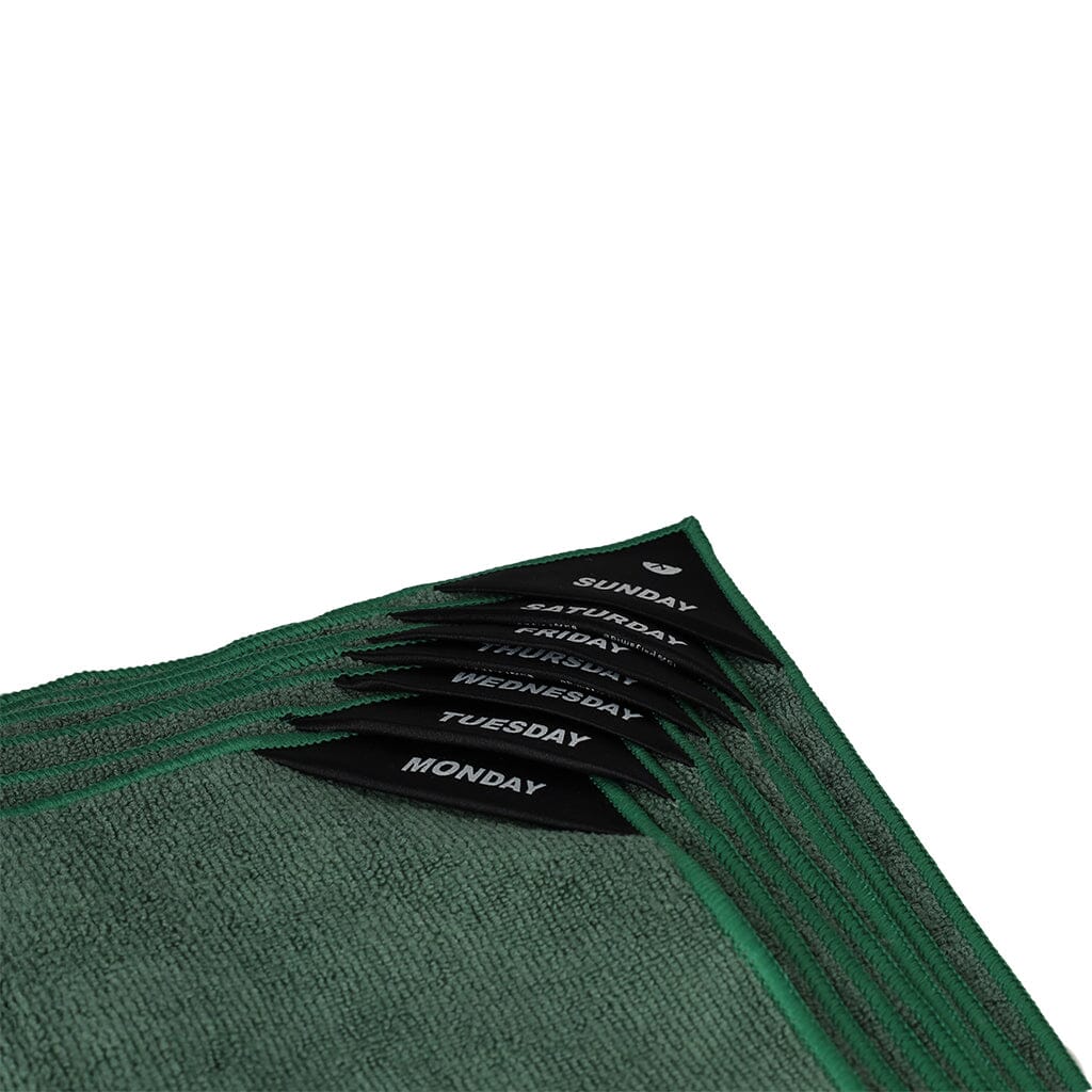 Klud - Microvezel Vaatdoekjes 7 stuks - Olie Groen Klud