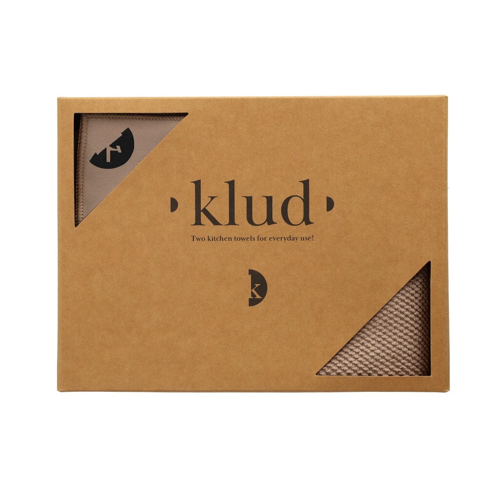 Klud - Wafel Keukendoeken, 2 stuks, Latte Vaatdoekjes Klud