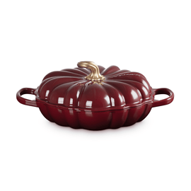 Le Creuset - Campagnard Pumpkin Garnet 28 cm Le Creuset - Campagnard Pompoen Garnet 28 cm Le Creuset