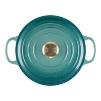 Le Creuset - Signature Braadpan - Bleu Riviera - 24 cm Le Creuset