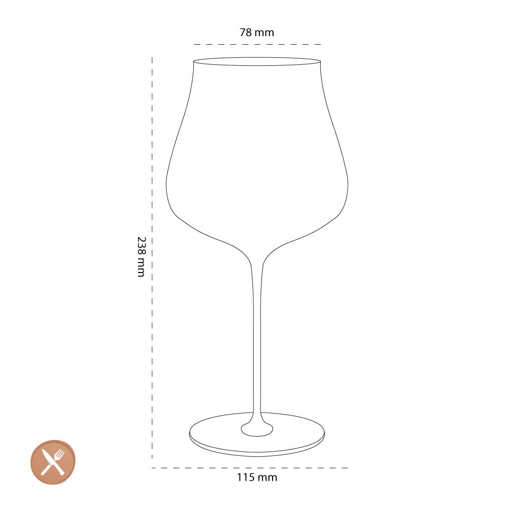 Leonardo - BRUNELLI Bourgondisch Wijnglazen 770ml - 6 stuks Rode wijnglazen Leonardo