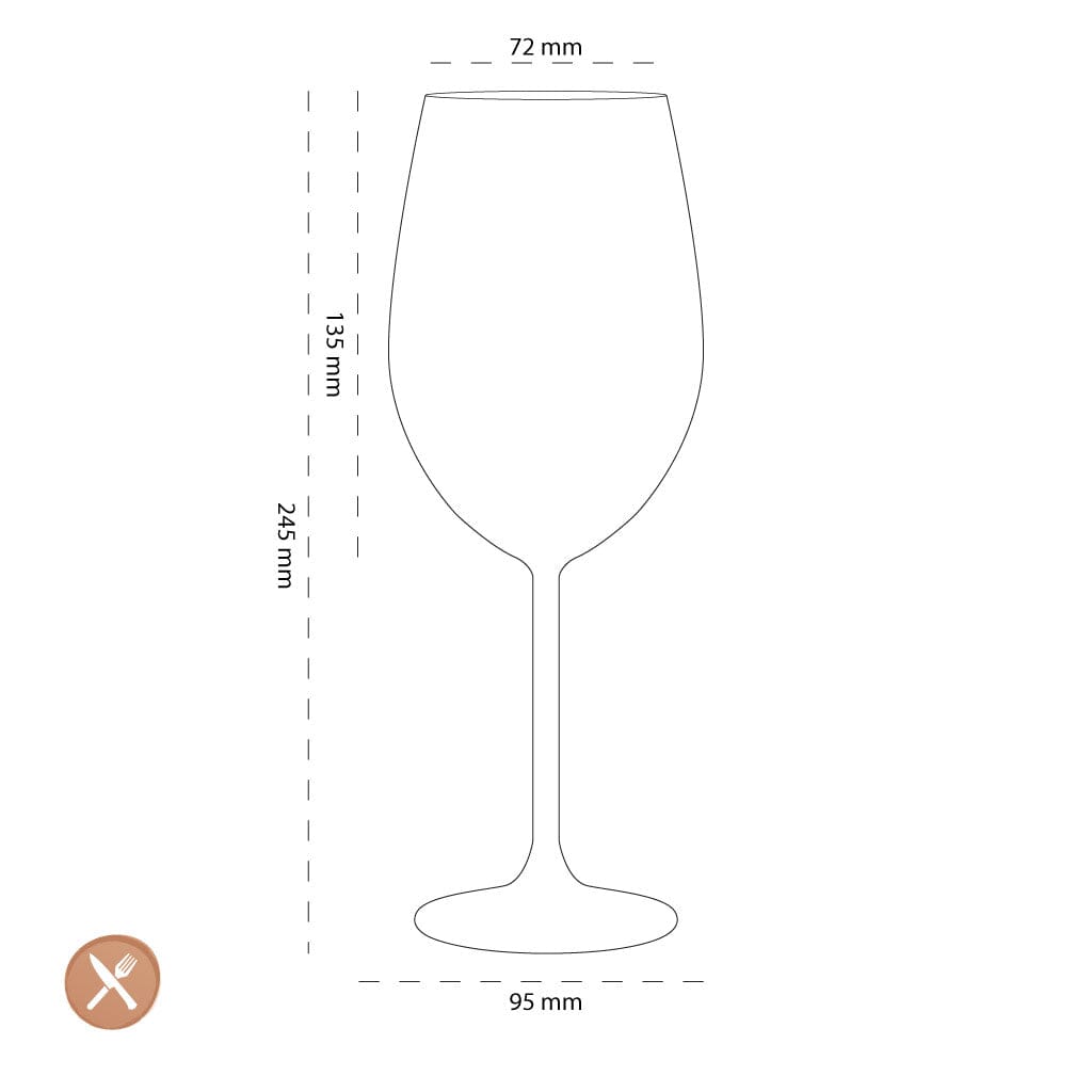 Leonardo - DAILY Bordeaux Wijnglazen 640ml - 6 stuks Rode wijnglazen Leonardo