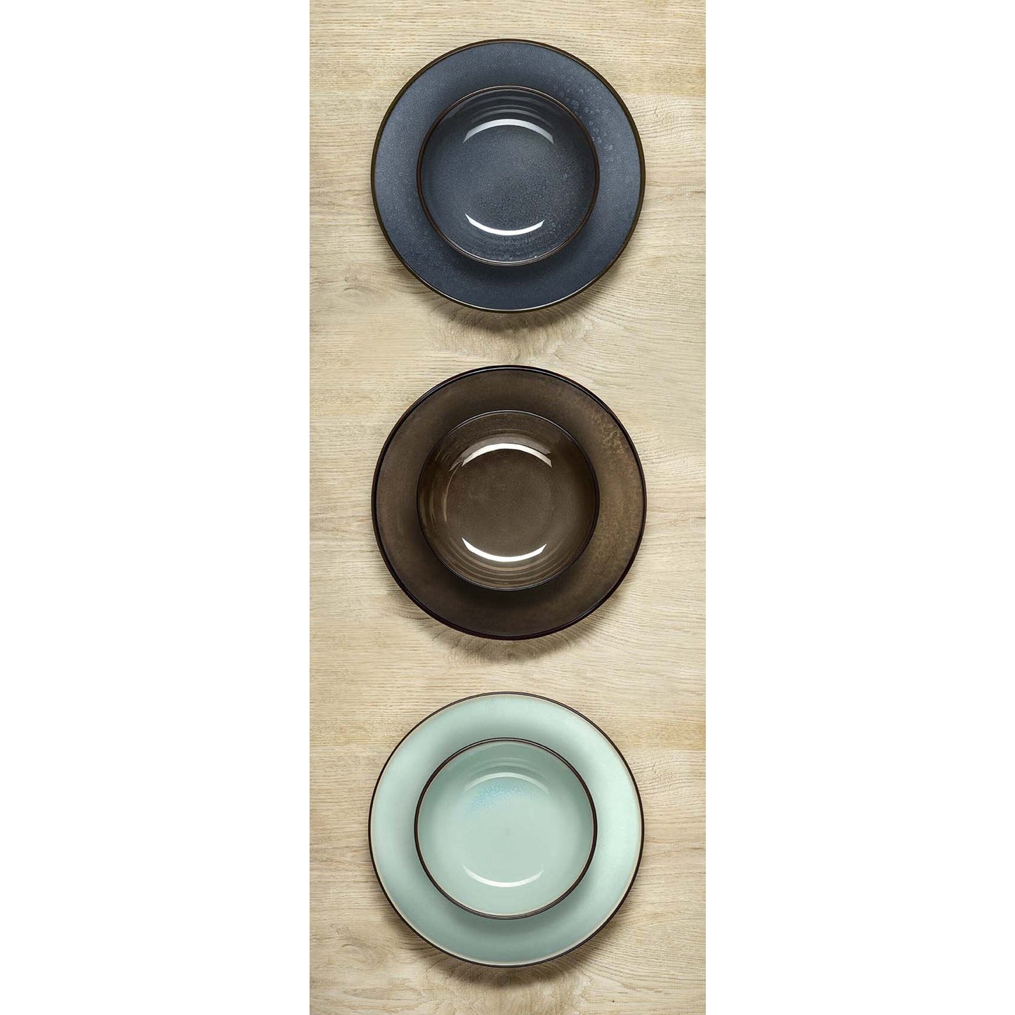 Medard de Noblat - Feeling Bronze Gourmetbord 24.5 cm (set van 6) Gourmetbord Medard de Noblat