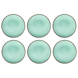Medard de Noblat - Feeling Jade - Dessert plate 21 cm (set of 6) Medard de Noblat - Feeling Jade - Dessertbord 21 cm (set van 6) Dessertborden Medard de Noblat