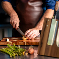 Micarta Jewels - Damascus Koksmes 20 cm Koksmes Shinrai Japan