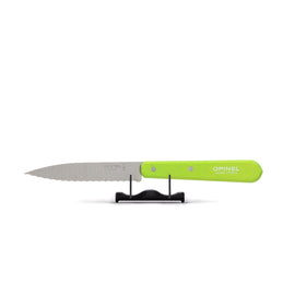 Opinel - Serrated Knife N°113 Green 10 cm Opinel - Kartelmes N°113, Green Apple Opinel