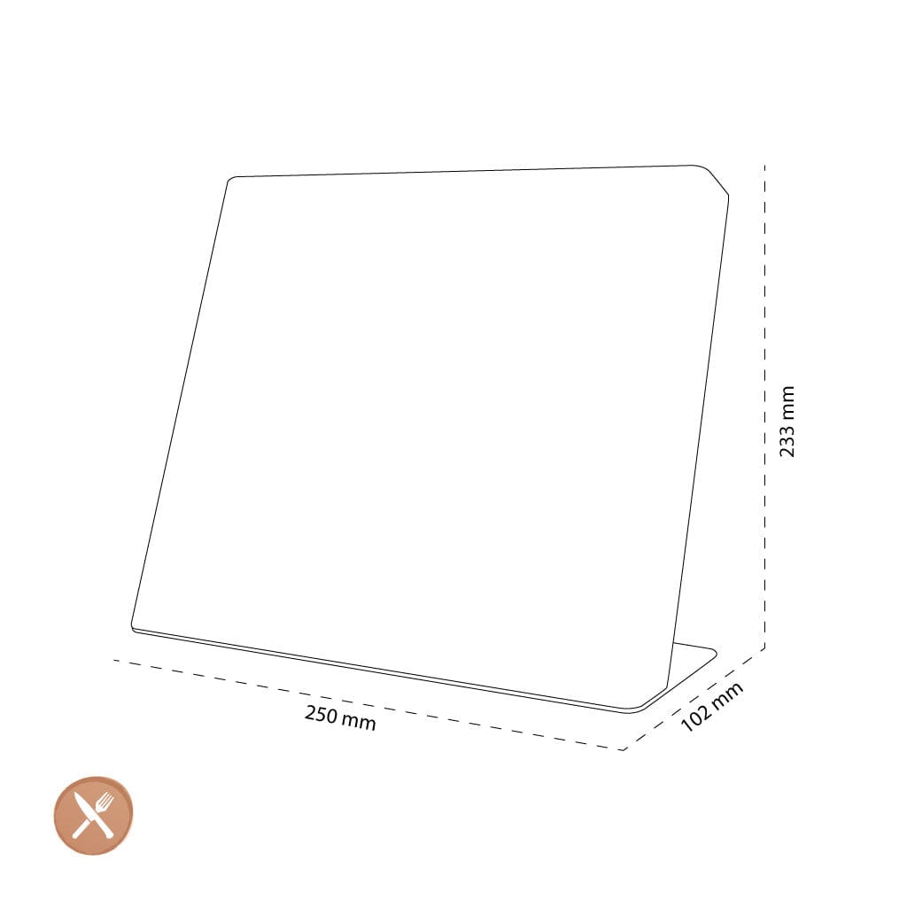 Shinrai Japan - Magnetisch Messenblok Cito Enkelzijdig - Acaciahout Magnetisch messenblok Shinrai Japan