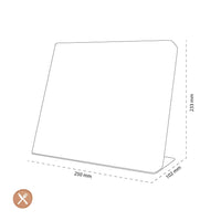 Shinrai Japan - Magnetisch Messenblok Cito Enkelzijdig - Acaciahout Magnetisch messenblok Shinrai Japan