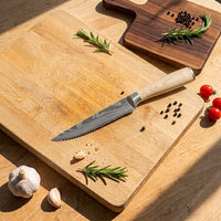 Shinrai Knives - Akari Damascus Print 4 Steakmessen 12 cm Steakmessen Shinrai Knives