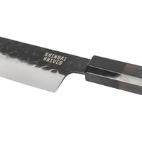 Couteaux Shinrai - Édition Blackout, couteau Santoku Damas 18 cm