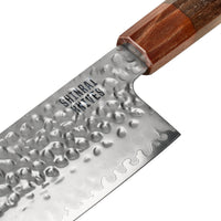 Couteaux Shinrai - Ensemble 2 pièces Damas exclusif Kigami - Nakiri + Couteau d'office Ensemble de couteaux Couteaux Shinrai