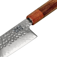 Couteaux Shinrai - Kigami Exclusive Damascus 3 pièces - Couteau de chef + Nakiri + Couteau d'office Ensemble de couteaux Shinrai Knives