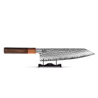 Couteaux Shinrai - Ensemble 4 pièces exclusif Kigami Damas - Kiritsuke + Couteau à pain + Nakiri + Couteau d'office Ensemble de couteaux Couteaux Shinrai