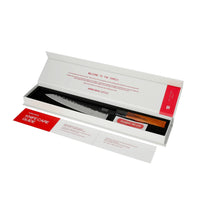 Couteaux Shinrai - Ensemble de couteaux damas Kurayami 5 pièces - Couteau de chef + couteau à pain + Nakiri + couteau d'office + couteau à éplucher Ensemble de couteaux Shinrai Knives