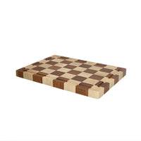 Shinrai Knives - Luxe Snijplank Schaak - Kopshout - Bundel Houten snijplank Shinrai Knives