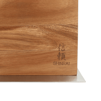 Bloc magnétique à couteaux Shinrai Knives - Cito double face - Bois d'acacia
