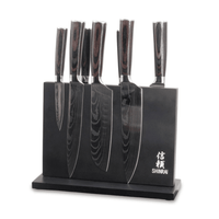 Shinrai Knives - Magnetisch Messenblok Dubbelzijdig - Zwart Magnetisch messenblok Shinrai Knives