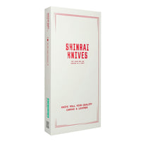 Couteaux Shinrai - Étui à couteaux en toile et cuir de haute qualité, bleu foncé