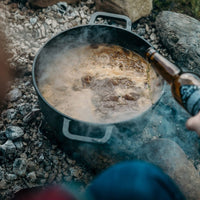 Skottsberg - Cast Iron Braadpan 28 cm rond met deksel Braadpan Skottsberg