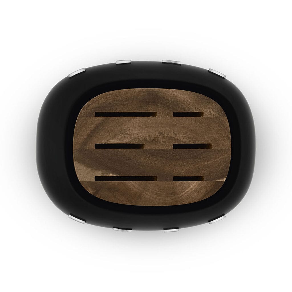 SMEG - Messenblok met 6 messen Zwart Messenset met blok Smeg