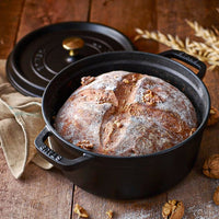 Staub - Ronde cocotte 28 cm - zwart Staub