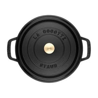 Staub - Ronde cocotte 28 cm - zwart Staub
