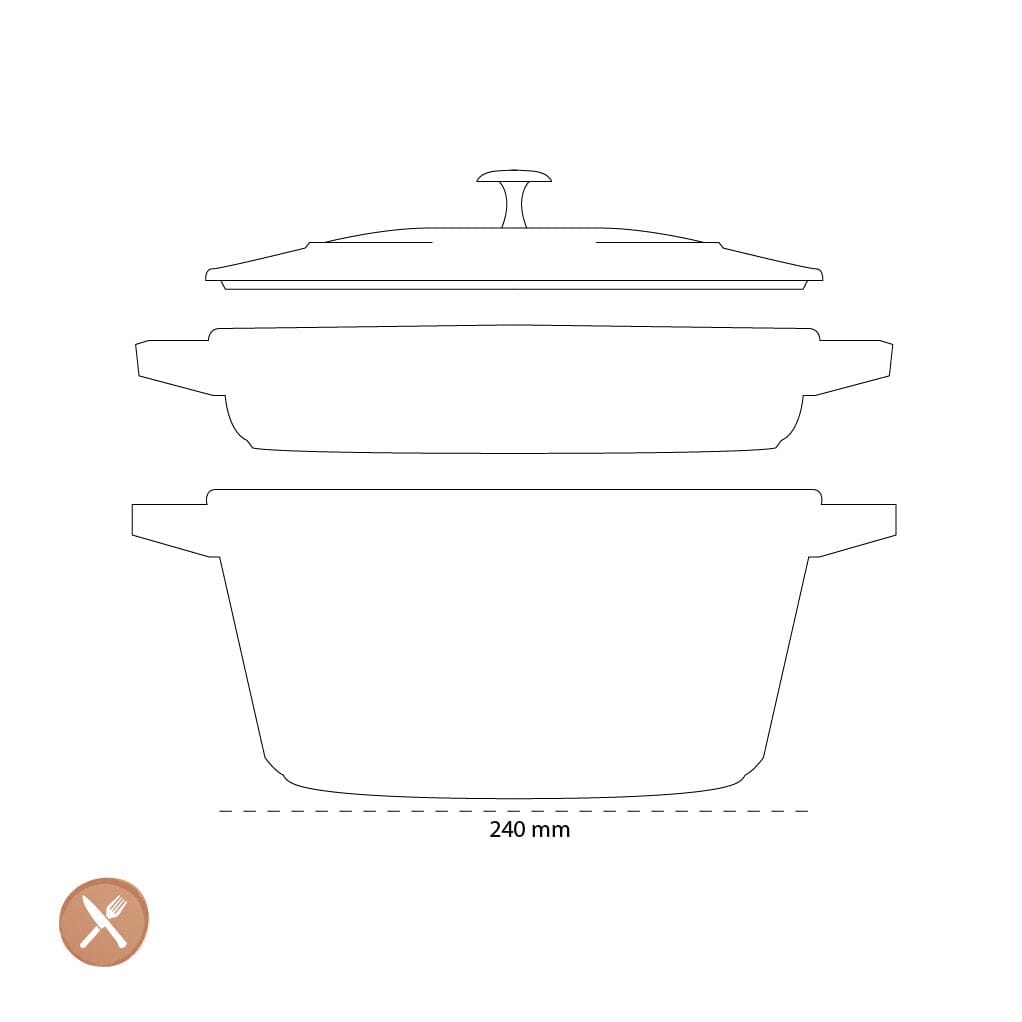 Staub - Stackable 2-delige Pannenset 24 cm - Zwart Pannenset Staub