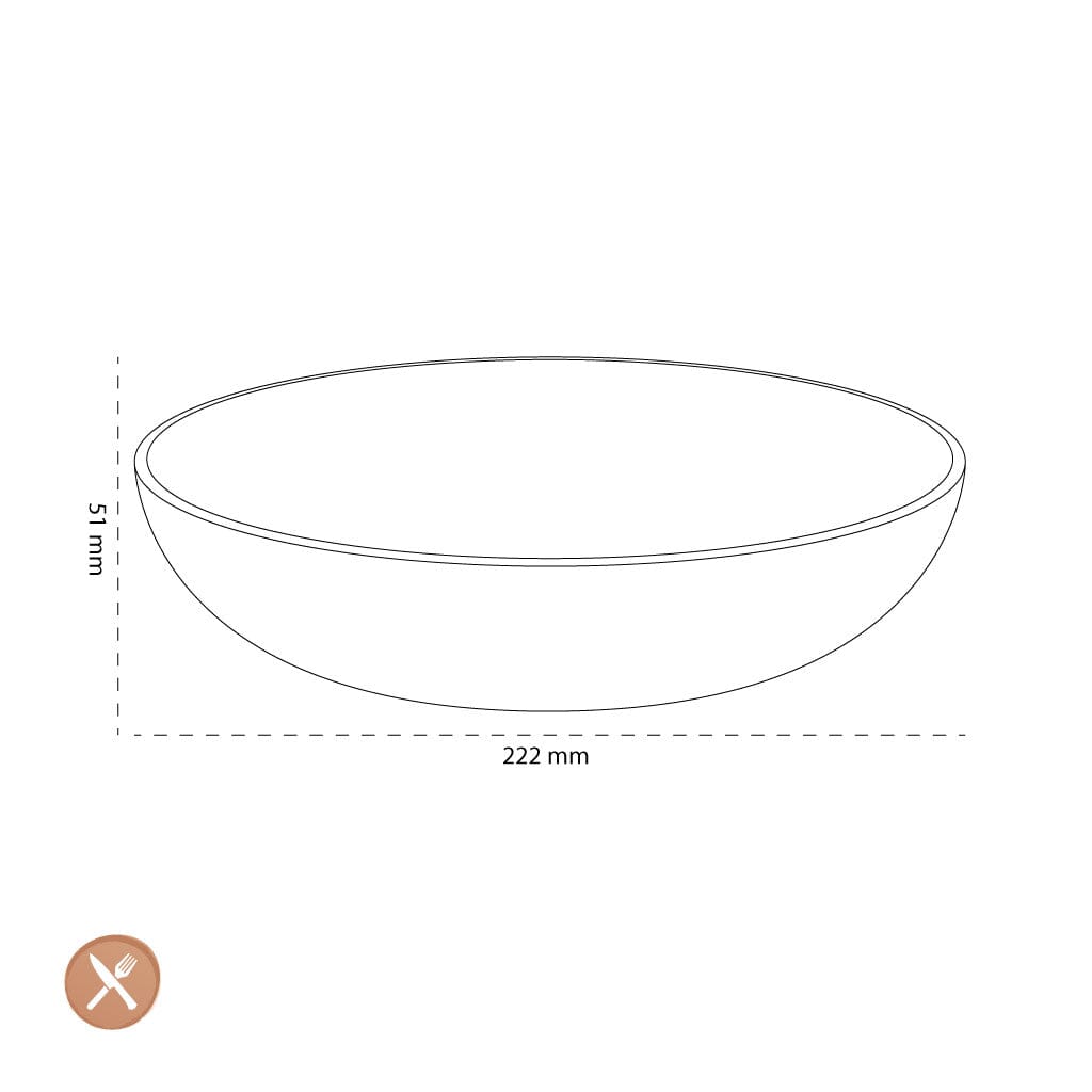 Villeroy & Boch - Perlemor Sand Pastaborden 6 stuks 22cm Pastaborden Villeroy & Boch
