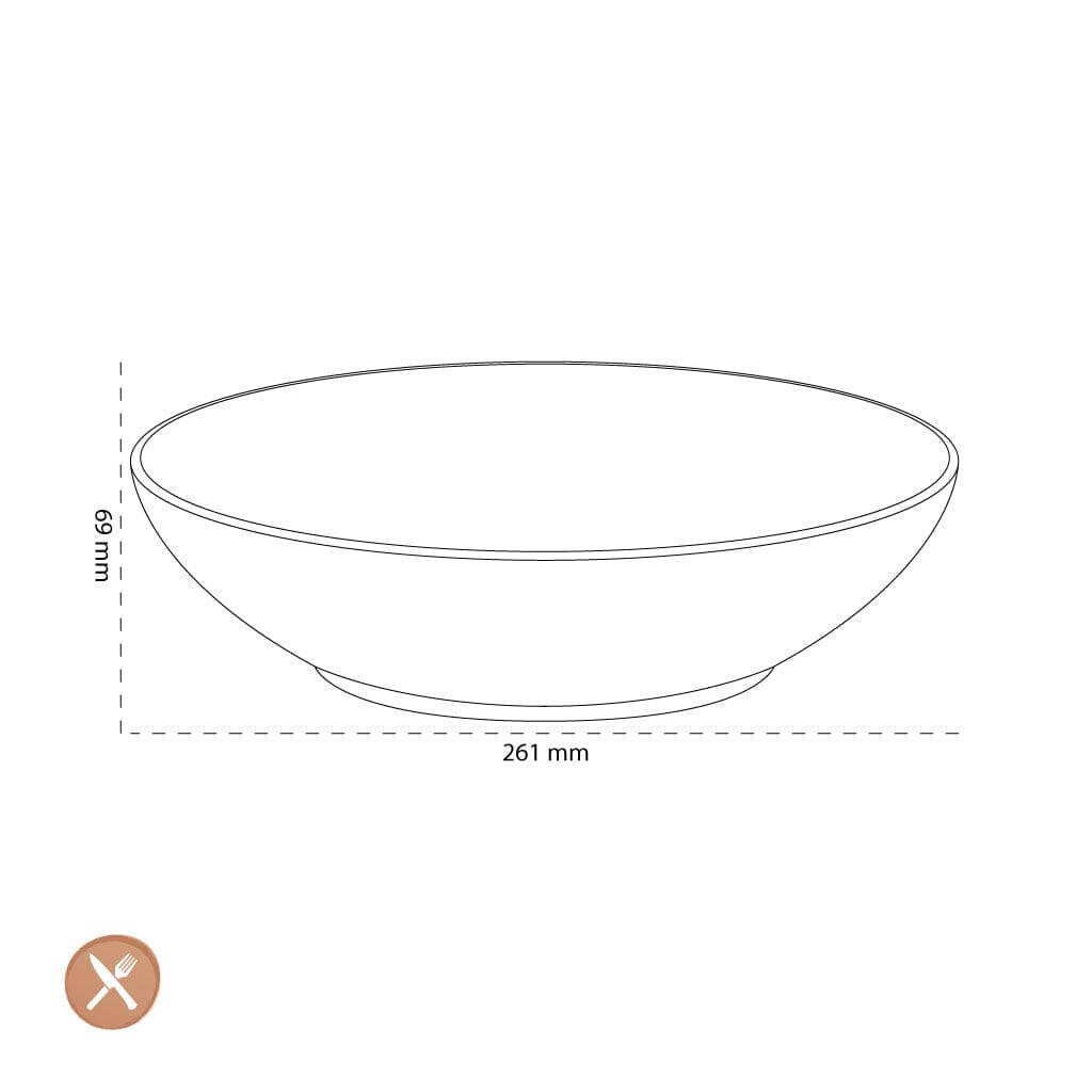 Villeroy & Boch - Perlemor Sand Schaal 26cm Schalen Villeroy & Boch