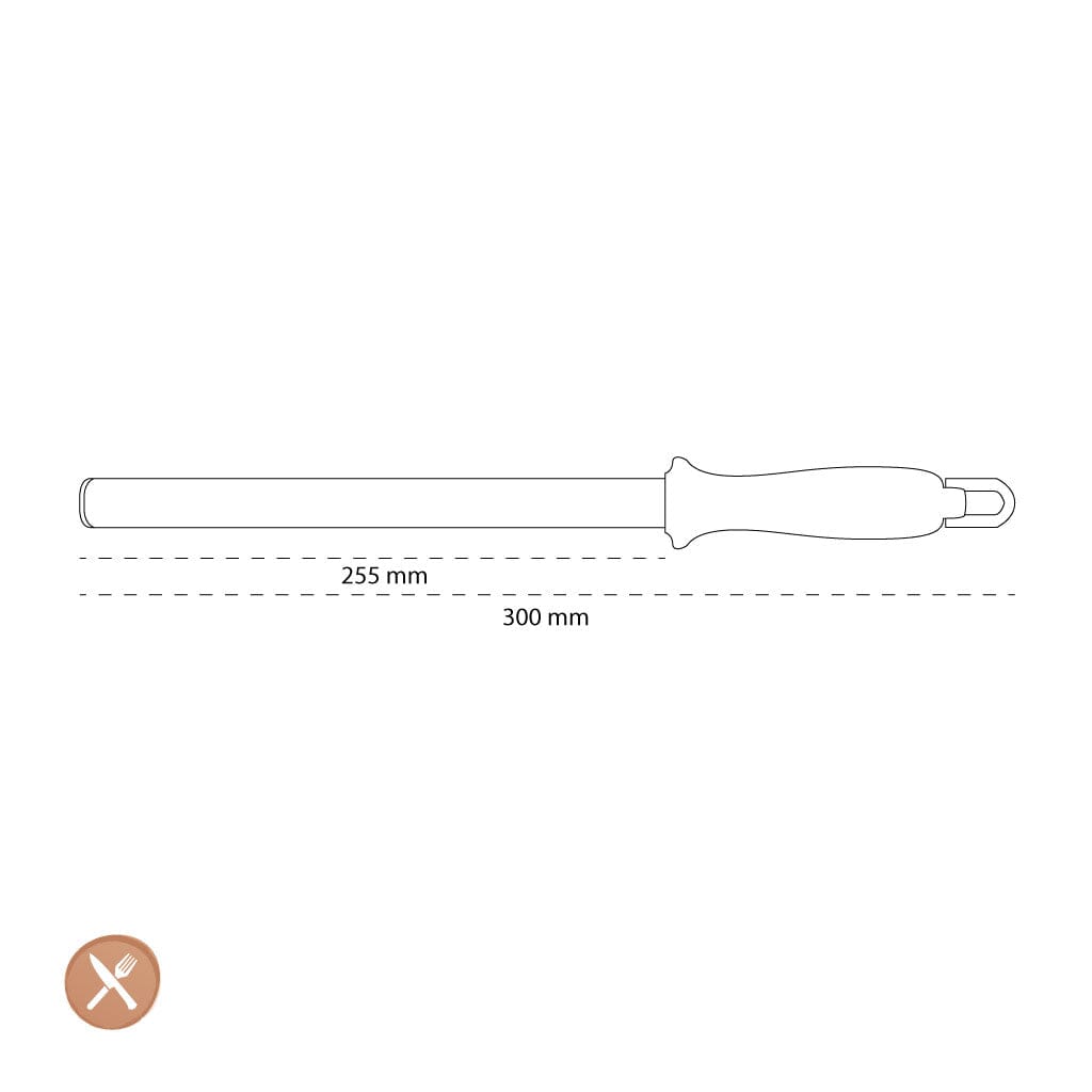 Wusthof - Aanzetstaal met diamantlaag, fijn Wusthof