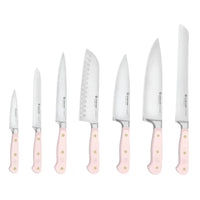 Wusthof - Classic Colour 7-delige messenset met blok Pink Himalayan Salt Messenset met blok Wusthof