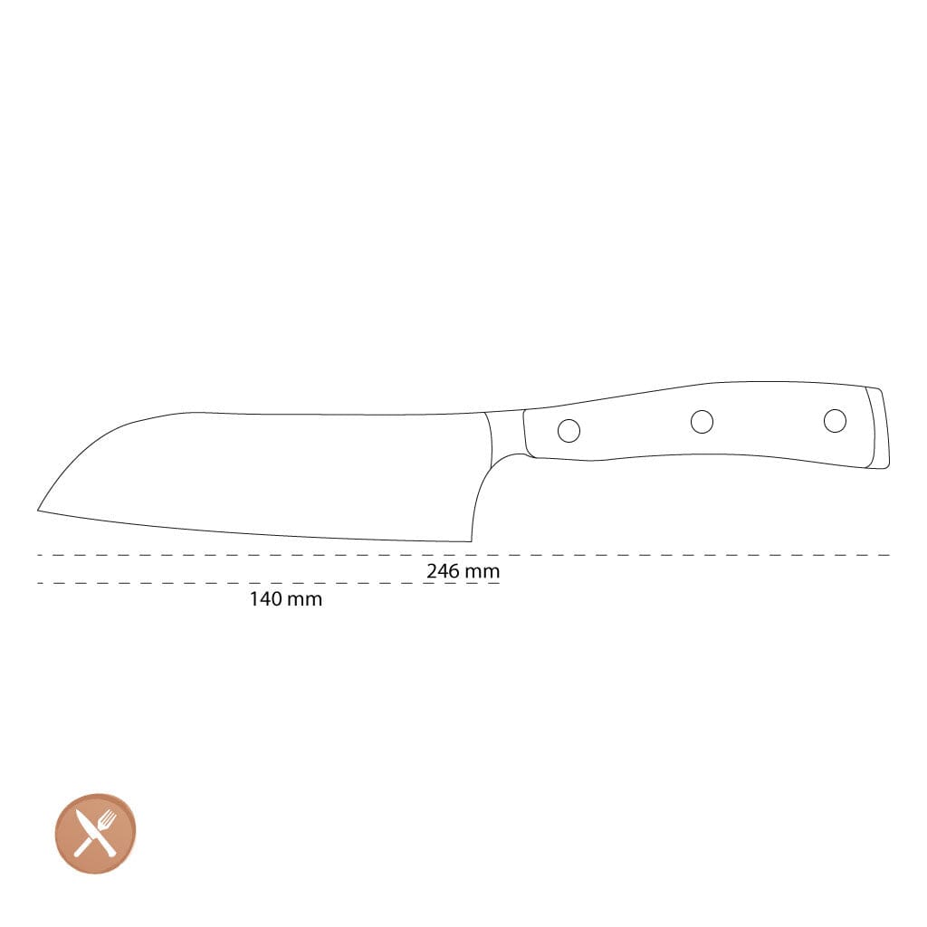Wusthof - Classic Ikon Koksmes 14 cm Koksmes Wusthof
