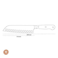Wusthof - Classic Santoku Met Kuiltjes 17 cm Santokumes Wusthof
