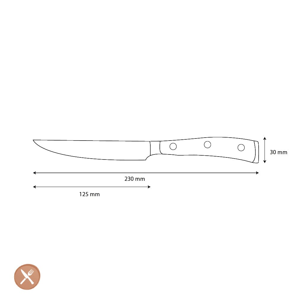 Wusthof - Classic Steakmes Wild Blueberry 12 cm Steakmes Wusthof