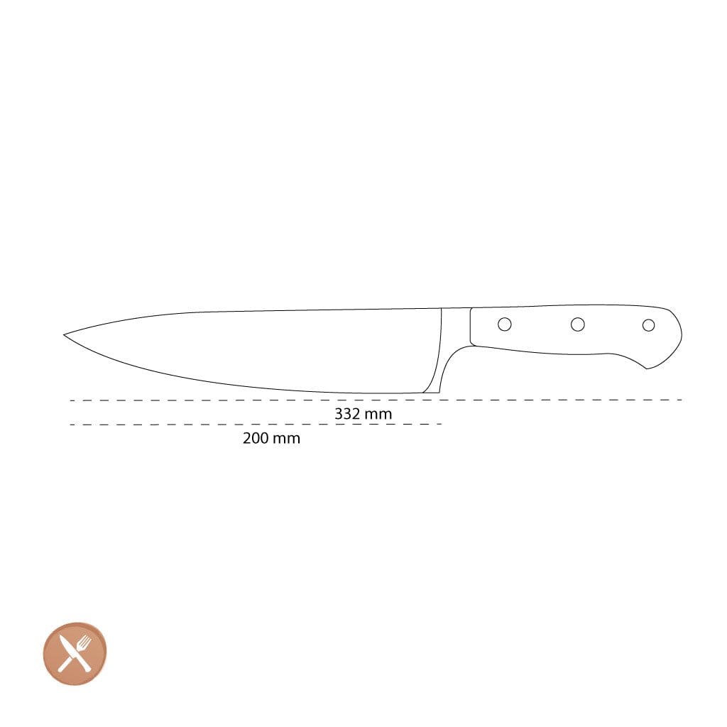 Wusthof - Classic Tasty Sumac Koksmes 20 cm Koksmes Wusthof