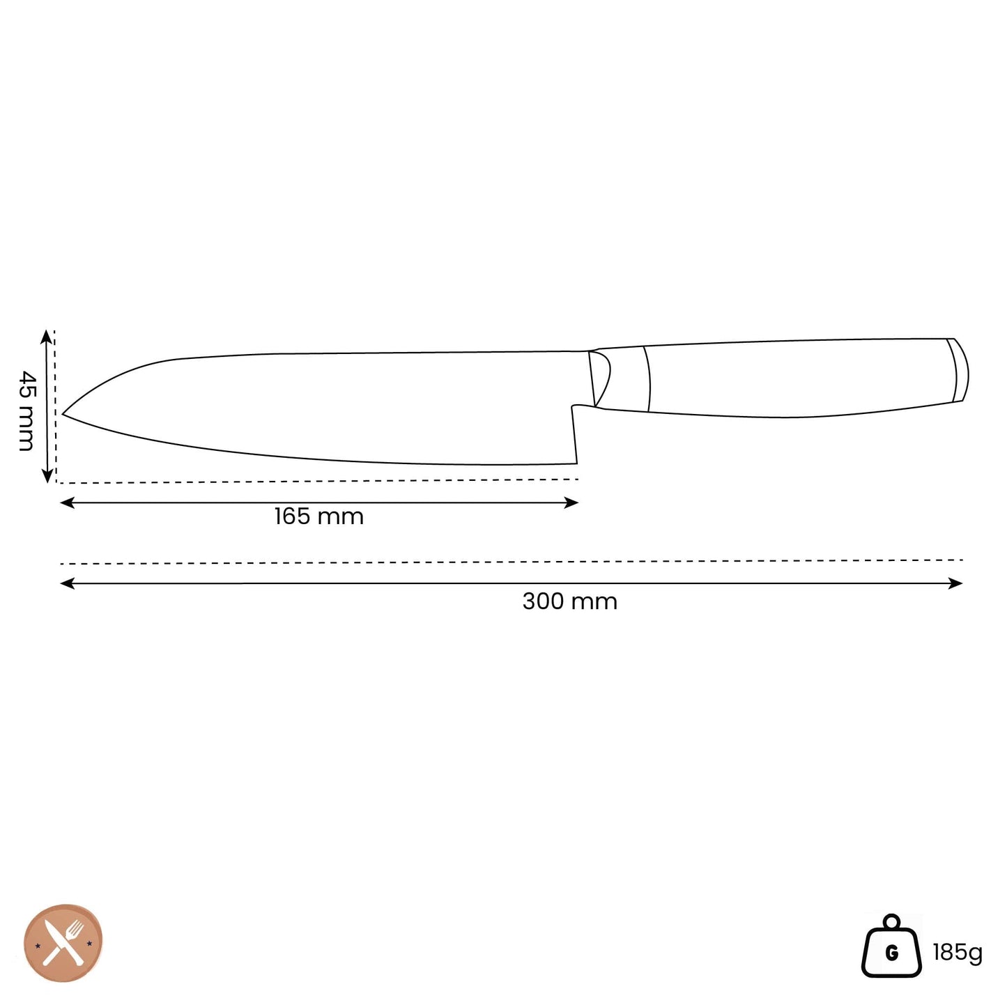 Yaxell - Ran Santokumes 16,5 cm Santokumes Yaxell